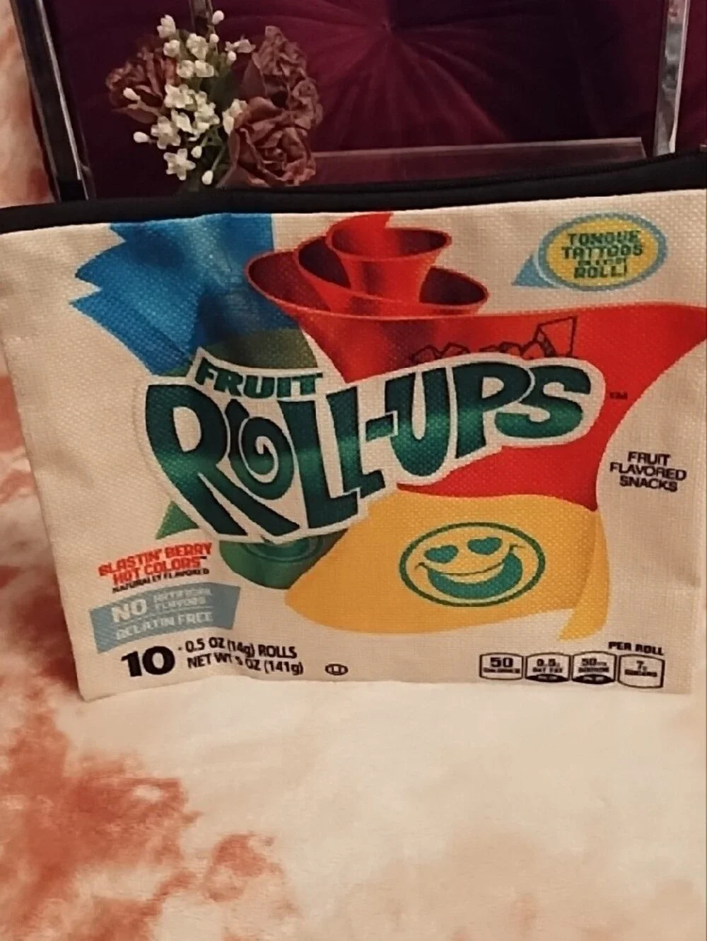 Fruit 🍓 Roll-ups Zippered Pouch NWOT